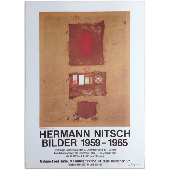Hermann Nitsch. Bilder 1959-1965. Galerie Fred Jahn, München, Dezember 1982 - Januar 1983