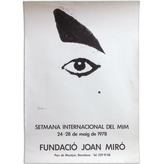 Setmana Internacional del Mim. Fundació Joan Miró, Barcelona, 24-28 de maig de 1978