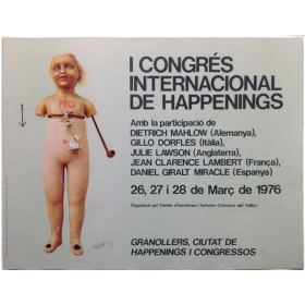 I Congrés Internacional de Happenings. Casa de Cultura, Granollers, 26, 27 i 28 de Març de 1976