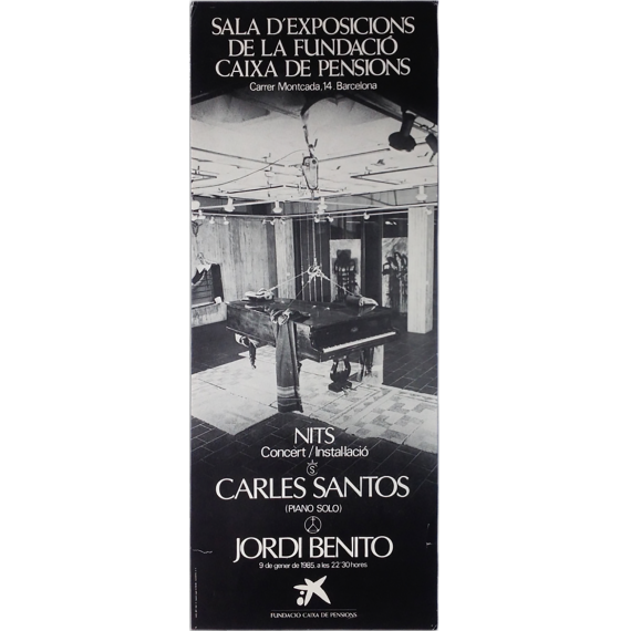 "Nits". Concert-instal·lació Carles Santos - Jordi Benito. Barcelona, 9 de gener de 1985