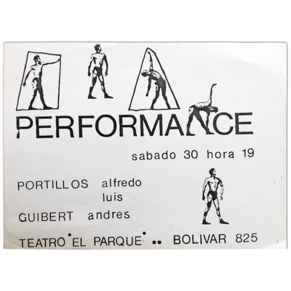 Performance. Alfredo Luis Portillos - Andrés Guibert