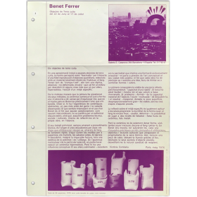 Benet Ferrer - Objectes de Terra cuita. Galería G, Barcelona, del 22 de juny al 17 de juliol 1976