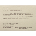 Libro de Artista. Adriana Indik galería de arte, Buenos Aires, 11 de noviembre