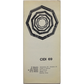 CIDI 69. 6ª Muestra del Entorno: El Buen Diseño en la Oficina