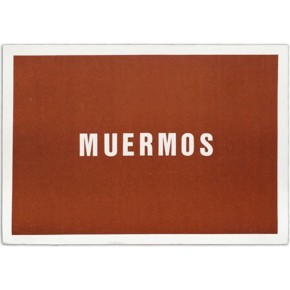 Muermos. Galería G, Barcelona, 2 al 14 de noviembre 1977