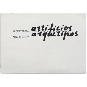 Chérif y Silvie Defraoui - "Arquetipos y Artificios". Galería G, Barcelona, 28 septiembre al 15 de octubre de 1977