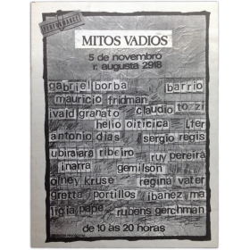 Mitos vadios - Performance. [Sao Paulo], Rua Augusta 2918, 5 de novembro [1978]