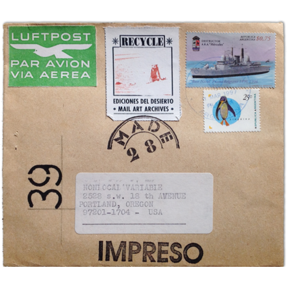 Mail Art - Edgardo Antonio Vigo