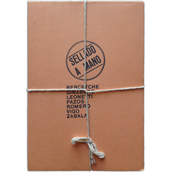 Sellado a mano: Bercetche, Ginzburg, Leonetti, Pazos, Romero, Vigo, Zabala