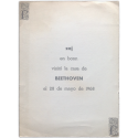 Zaj en Bonn visitó la casa de Beethoven el 28 de mayo de 1968