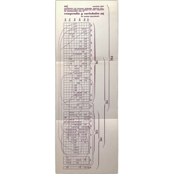 Compendio y variedades zaj de Walter Marchetti. Madrid, 1967
