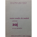 Teatro Estudio de Madrid presenta Zaj en un concierto. Música de acción y teatro musical. Zaj, Madrid 1967