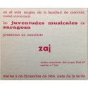 Concierto zaj. Diciembre, 1966