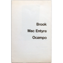 Brook - Mac Entyre - Ocampo. 3 artistas argentinos contemporáneos. La Galería, Buenos Aires, 30 de mayo a 24 de junio de 1978
