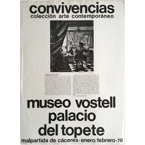 Convivencias - Colección arte contemporáneo. Museo Vostell, Palacio del Topete, Malpartida de Cáceres, enero-febrero 1978
