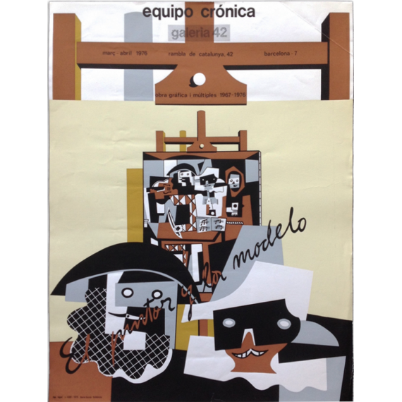 Equipo Crónica - Obra gràfica i múltiples, 1967-1976. Galeria 42, Barcelona, març - abril 1976