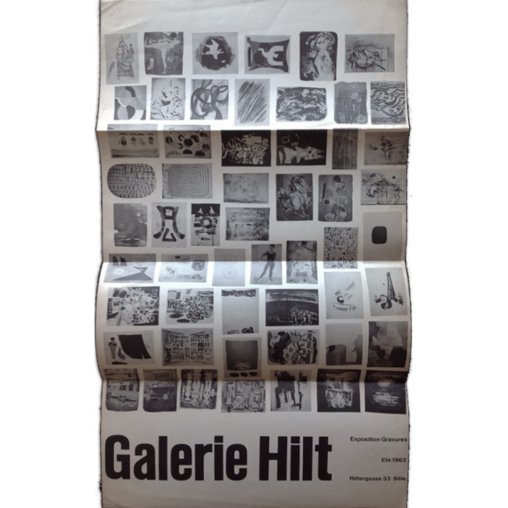 Galerie Hilt. Exposition Gravures, Eté 1962, Bâle (Suisse)