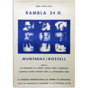Vídeo instal·lació "Rambla 24 h." - Muntadas / Rossell