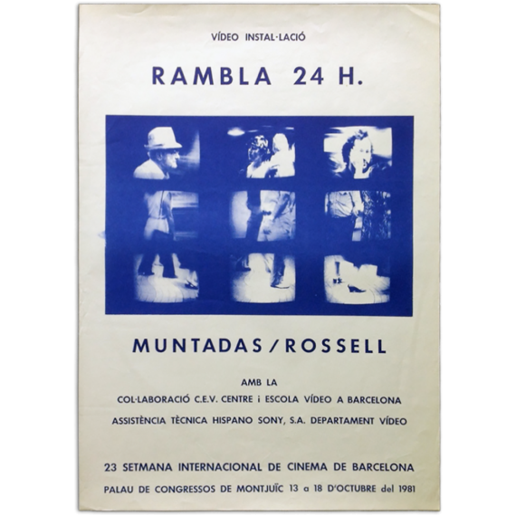 Vídeo instal·lació "Rambla 24 h." - Muntadas / Rossell