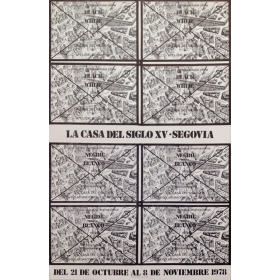 Negro sobre blanco. Arte correo - Muestra internacional. La Casa del Siglo XV, Segovia, 21 octubre - 8 noviembre 1978