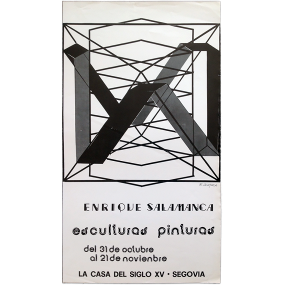 Enrique Salamanca. Esculturas - Pinturas. La Casa del Siglo XV, Segovia, del 31 de octubre al 21 de noviembre, [1981]