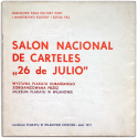 Salón Nacional de Carteles "26 de Julio”. Muzeum Plakatu w Wilanowie Kwiecien - Maj 1971
