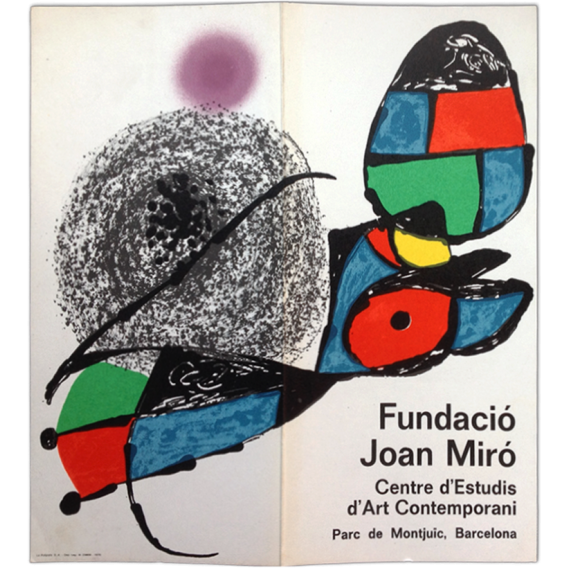 Fundació Joan Miró. Centre d'Estudis d'Art Contemporani. Barcelona, mayo de 1975
