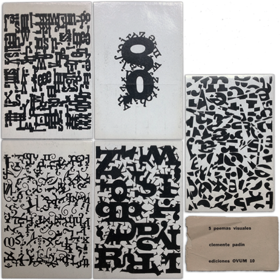 5 poemas visuales - Clemente Padín