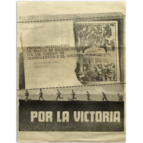 F.M.T.C. - "Por la Victoria". Festival Internacional de Gráfica en Solidaridad con los Pueblos de Centroamérica y el Caribe
