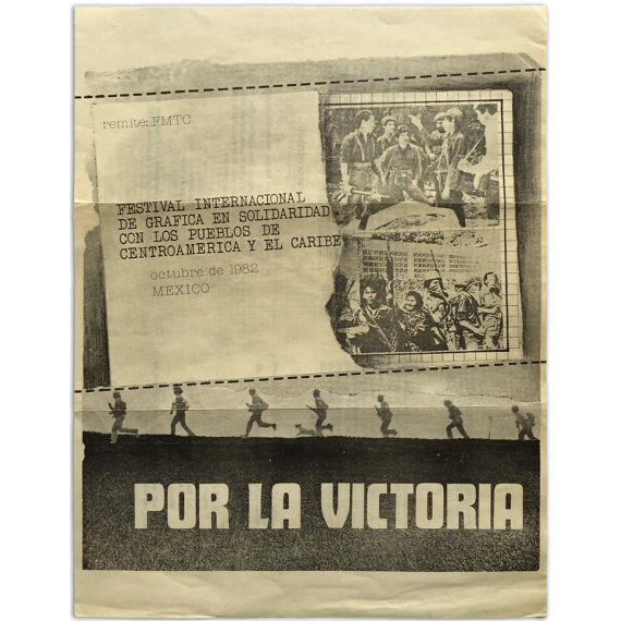 F.M.T.C. - "Por la Victoria". Festival Internacional de Gráfica en Solidaridad con los Pueblos de Centroamérica y el Caribe