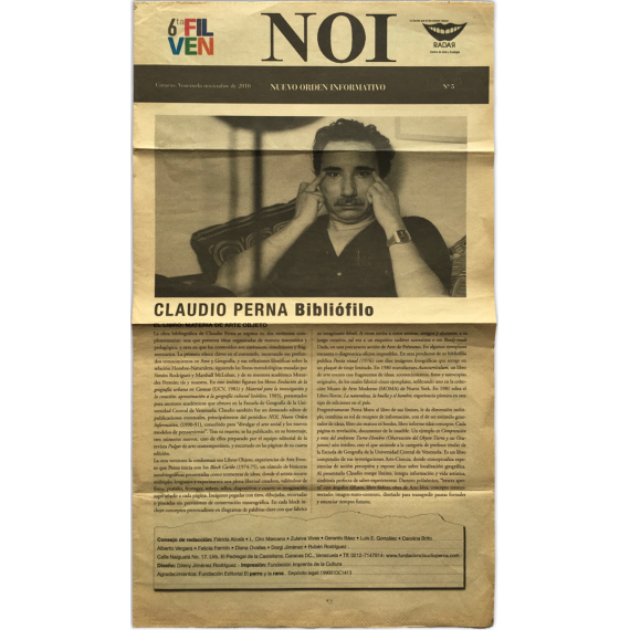 NOI Nuevo Orden Informativo. No. 5, Caracas, Venezuela, noviembre 2010