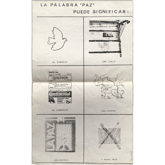 Jorge Caraballo - La palabra "Paz" puede significar...