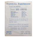 Exposición Experimental - Grupo  Des-Centro. [Buenos Aires], 13 al 17 de Agosto