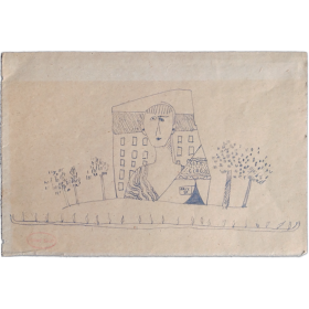 Dibujo a tinta - Robert Caby