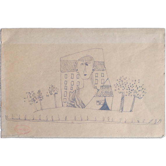 Dibujo a tinta - Robert Caby