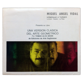 Miguel Angel Vidal. Homenaje a Turner. Londres - Rosario - La Plata