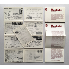 Antoni Muntadas. Sèrie emisió-recepció. Col·lecció de deu postals