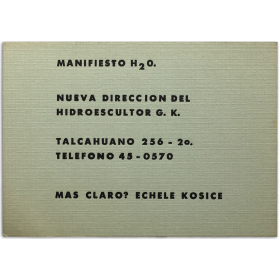 Manifiesto H2O