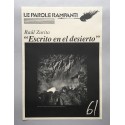 Le Parole Rampanti, nº 18-19: Raúl Zurita - "Escrito en el desierto"