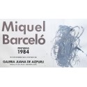 Miquel Barceló. Cartel para anunciar exposición (1984)