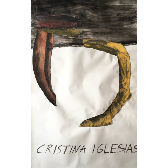 Cristina Iglesias. Cartel para anunciar exposición (1985)