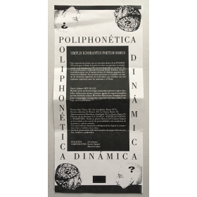 "Simplis Ignorantus Poetum Somus" ["Simplis poetus ignorantius somus"] - Xavier Sabater, Manuel Cañete