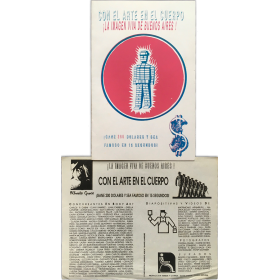 Con el arte en el cuerpo ¡La imagen viva de Buenos Aires!. Paladium, Buenos Aires, octubre de 1988