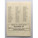 Festival de la Postal Creativa. Galería U, Montevideo, del 11 al 24 de octubre 1974