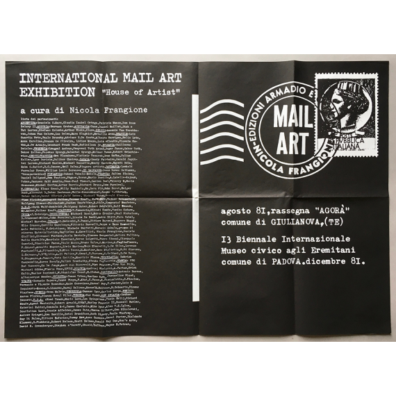 International Mail Art Exhibition. "House of Artist"