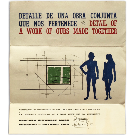 Detalle de una obra conjunta que nos pertenece - Detail of a work of ours made together