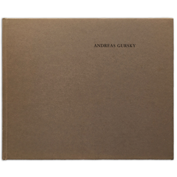 Andreas Gursky. Kunsthalle Zürich, 28. 3 - 24. 5. 1992