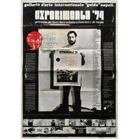 Experimenta '74. Promossa da Ferrò (Ferro Antonio) e Francisco J. de Zabala. Galleria d'arte internazionale "Guida", Napoli