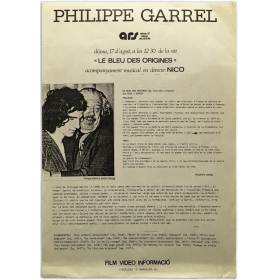 Philippe Garrel - "Le bleu des origines"