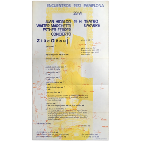 Juan Hidalgo, Walter Marchetti, Esther Ferrer - Concierto. Encuentros Pamplona, Teatro Gayarre, 28 VI, 1972
